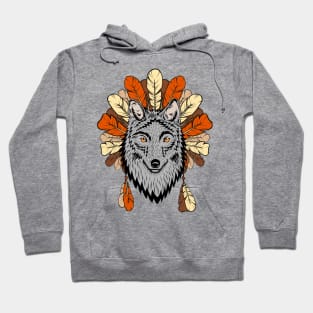 Tribal Wolf Hoodie